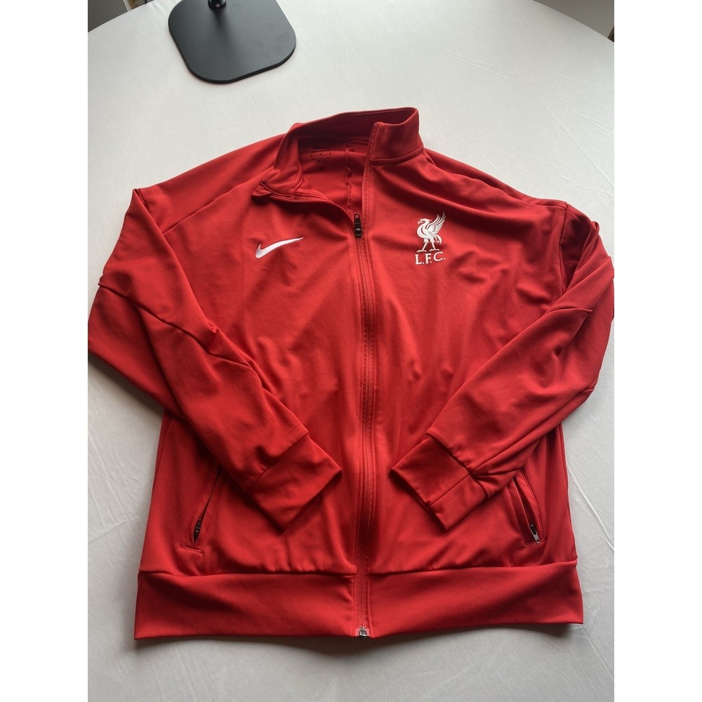 Nike Liverpool FC Dri-FIT Slim Fit Track Jacket Men's Medium Red FD7681-657 LFC